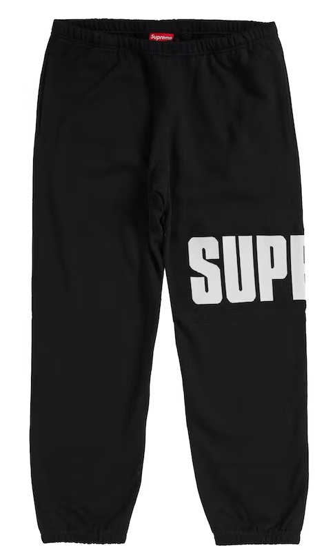 Supreme Rib Sweatpant Black