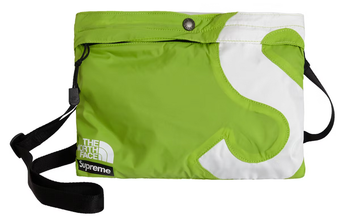 Supreme The North Face S Logo Shoulder Bag Lime