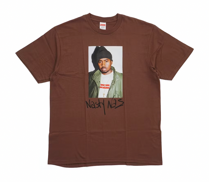 Supreme Nas Tee Brown