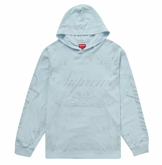 Supreme Celebre Hooded L/S Top Blue