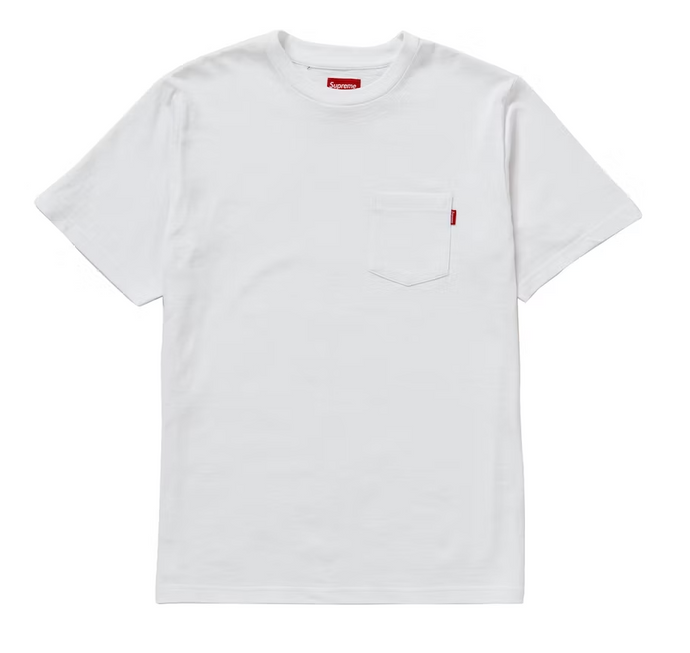 Supreme S/S Pocket Tee White