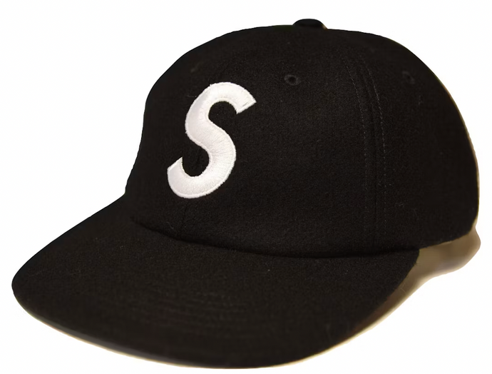 Supreme Wool S Logo Hat (FW15) Black