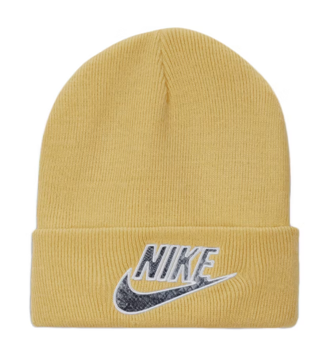 Supreme Nike Snakeskin Beanie Pale Yellow