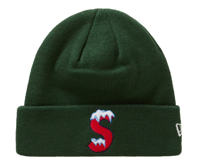 Supreme New Era S Logo Beanie (FW20) Green