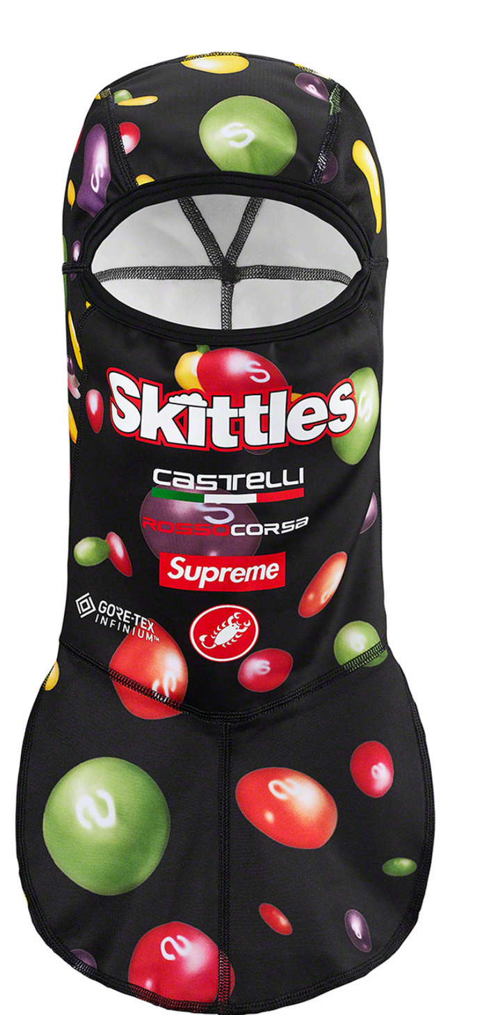 Supreme Skittles Castelli Balaclava Black