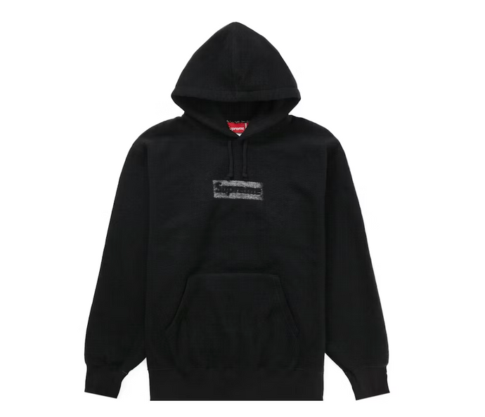 Supreme Inside Out Box Logo Hooded Sweatshirt Black