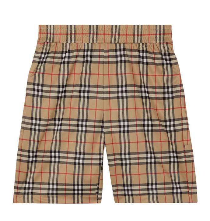 Burberry Vintage Check Shorts Archive Beige