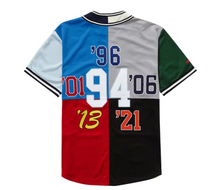 Load image into Gallery viewer, Supreme Mitchell &amp; Ness Patchwork Baseball Jersey Multicolor
