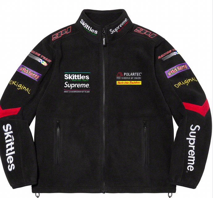 Supreme Skittles Polartec Jacket Black