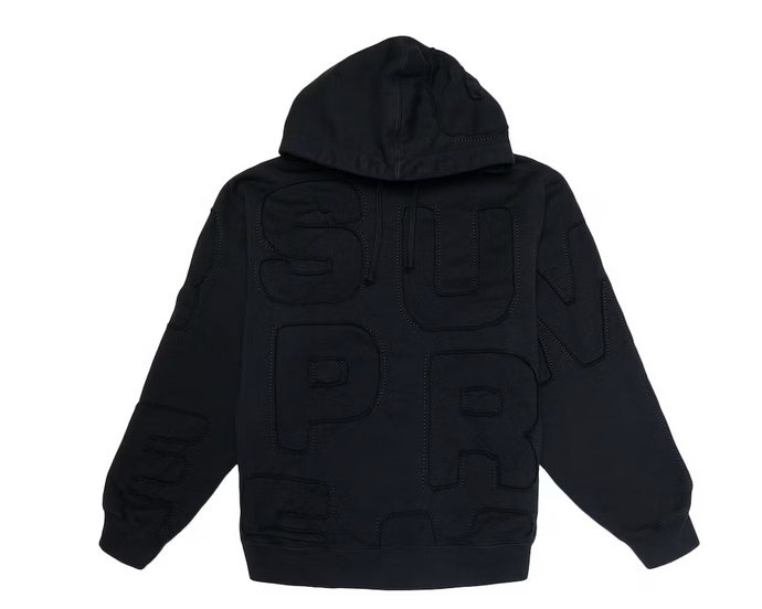 Supreme Cutout Letters Hooded Sweatshirt