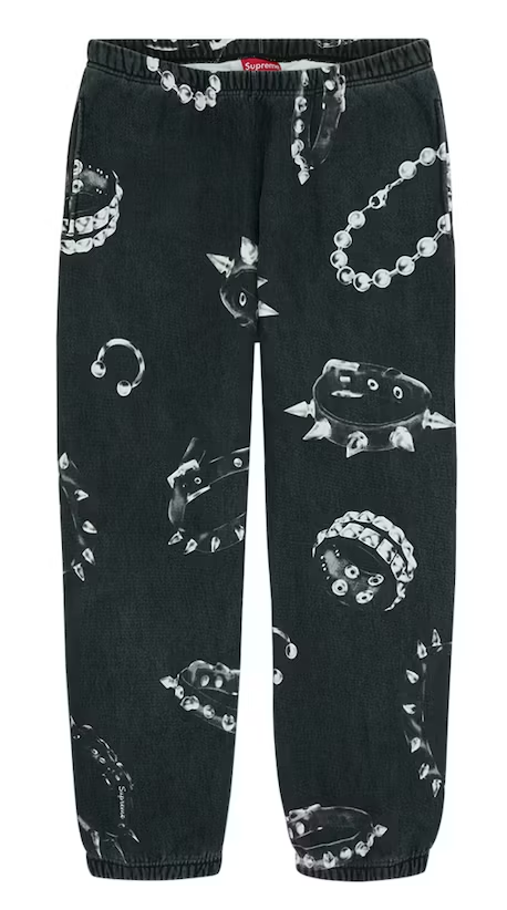 Supreme Studded Collars Sweatpant Black