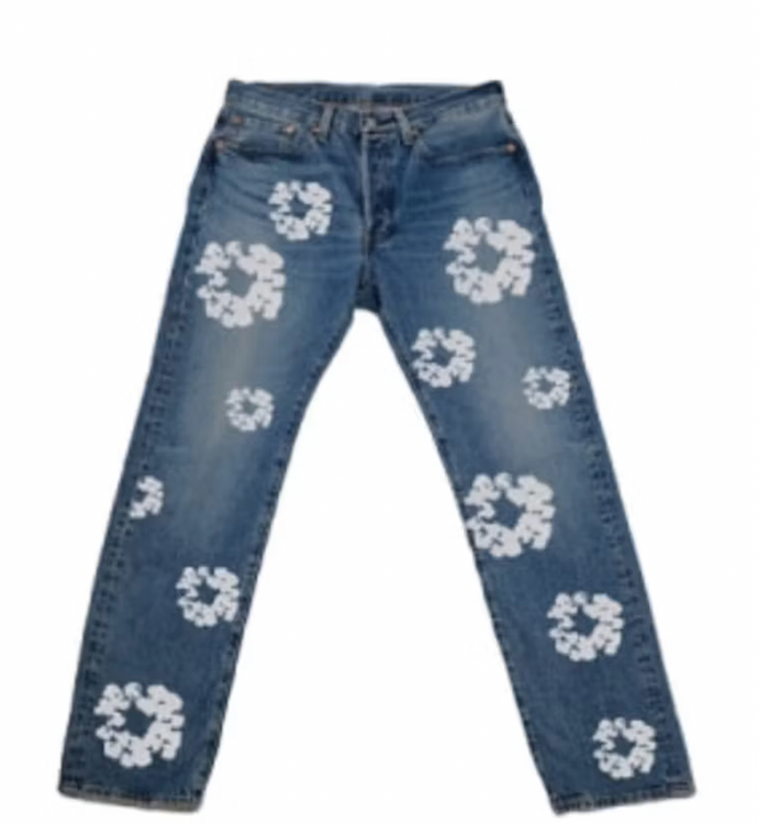 Denim Tears x Levi's Cotton Wreath Jean Light Wash