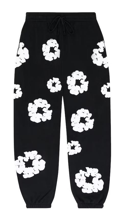 Denim Tears The Cotton Wreath Sweatpants Black