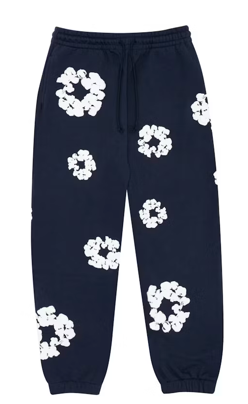 Denim Tears The Cotton Wreath Sweatpants Navy