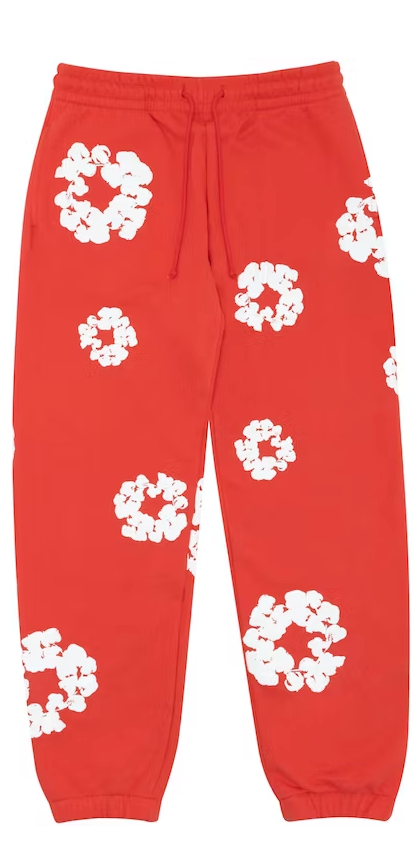 Denim Tears The Cotton Wreath Sweatpant Red