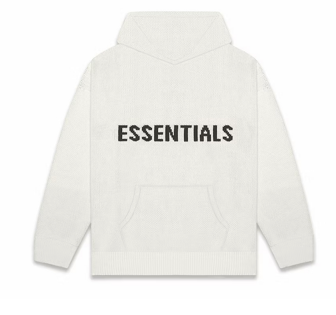 Fear of God Essentials Knit Hoodie (FW20) Oatmeal/Oatmeal Heather/Light Heather Oatmeal