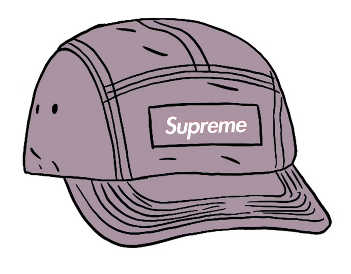 Supreme Spray Canvas Camp Cap Purple