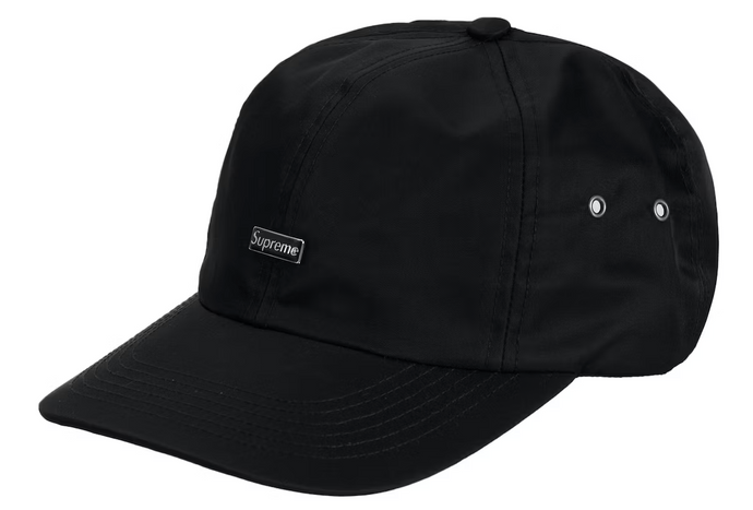 Supreme Enamel Logo 6-Panel Black