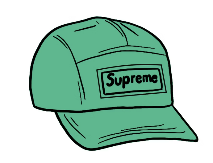 Supreme Reflective Speckled Camp Cap Green