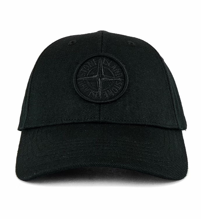Stone Island Hat Canvas Black