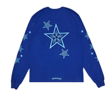 Load image into Gallery viewer, Chrome Hearts Blue Stars L/S
