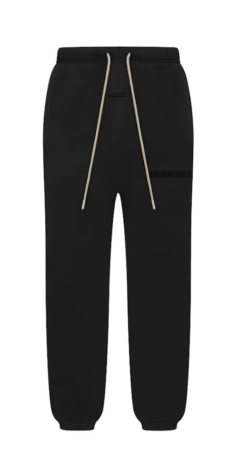 Fear of God Essentials Cream Drawstring Sweatpant Jet Black