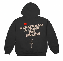 Load image into Gallery viewer, Travis Scott x McDonald&#39;s Apple Pie Hoodie Washed Black
