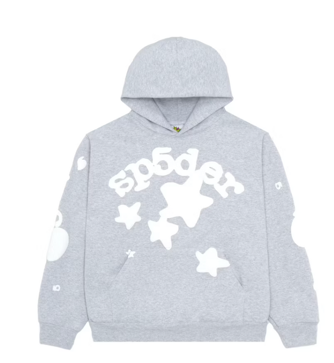 Sp5der Beluga Hoodie Heather Grey