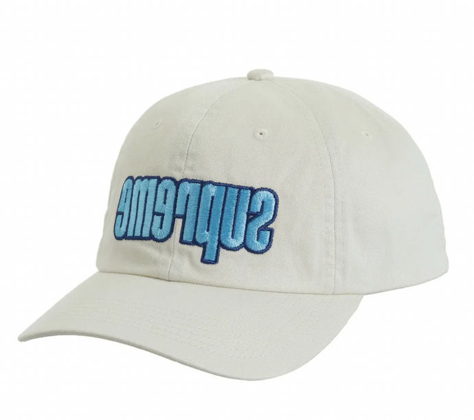 Supreme Reverse Logo 6-Panel Hat 'Stone'