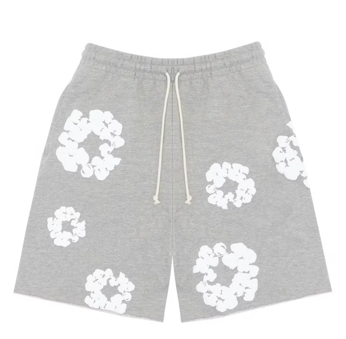 Denim Tears The Cotton Wreath Shorts Grey