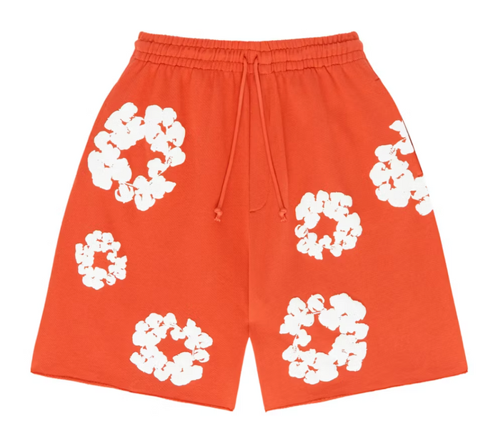 Denim Tears The Cotton Wreath Shorts Orange