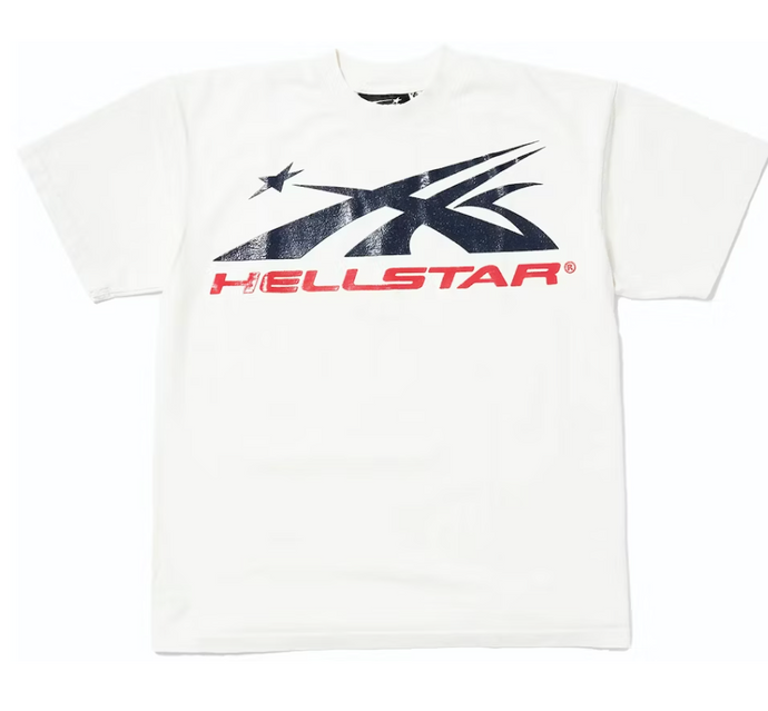 Hellstar Sport Logo Gel T-shirt White