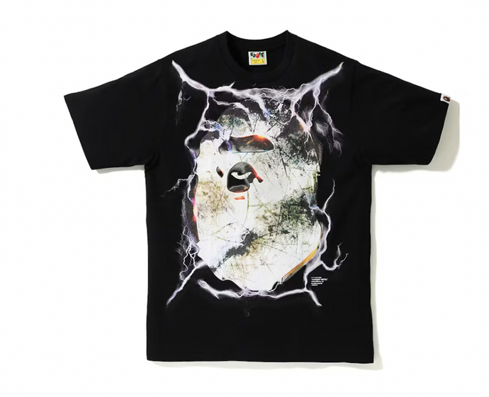 BAPE Bapeavy Metal Tee Black