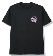 Load image into Gallery viewer, Anti Social Social Club x Fragment Pink Bolt Tee (FW19) Black
