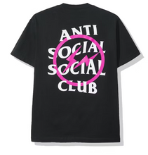 Load image into Gallery viewer, Anti Social Social Club x Fragment Pink Bolt Tee (FW19) Black
