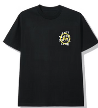 Load image into Gallery viewer, Anti Social Social Club x Fragment Yellow Bolt Tee (FW19) Black
