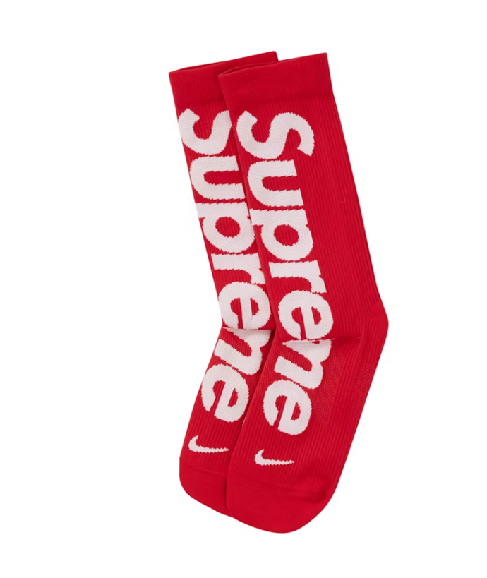 Supreme Nike Lightweight Crew Socks Red