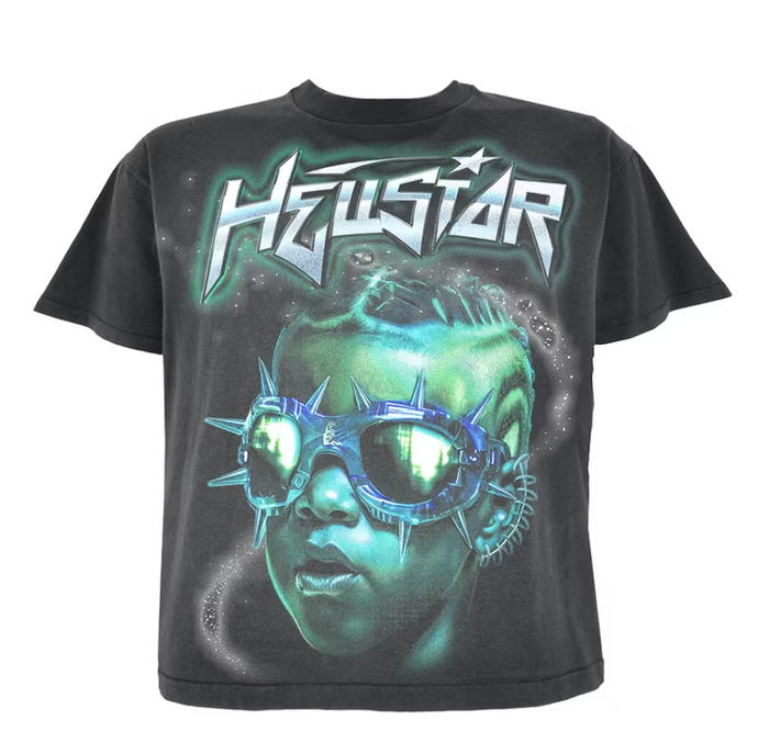 Hellstar The Future T-Shirt Black/Blue