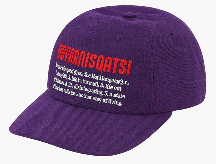 Supreme Koyaanisqatsi 6-Panel Purple