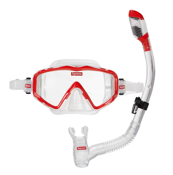 Supreme Cressi Snorkel Set Red