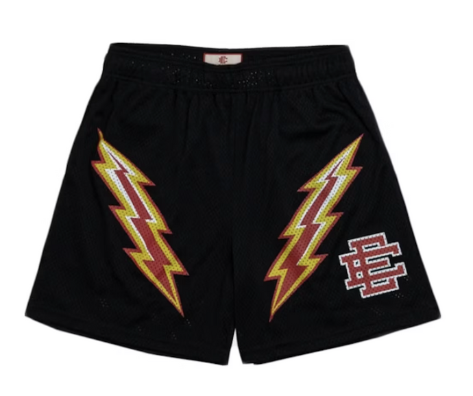 Eric Emanuel EE Basic Lightning Bolt Short Black/Yellow/Red