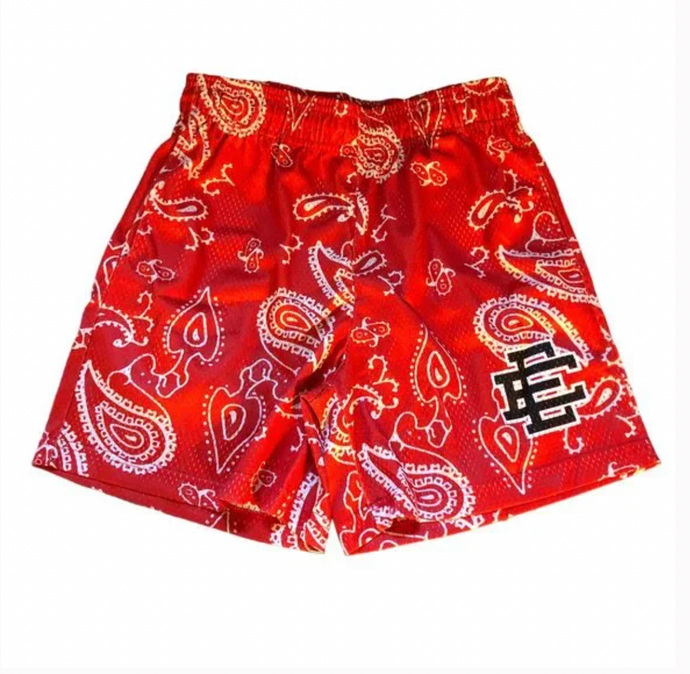 Eric Emanuel EE Basic Shorts Red Paisley