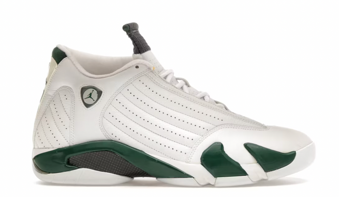Jordan 14 Retro White Forest Green