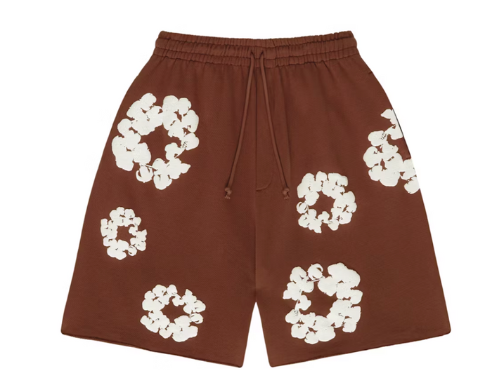Denim Tears The Cotton Wreath Shorts Brown
