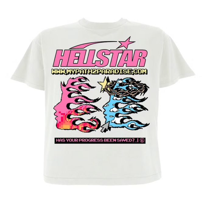 Hellstar Pixel T-Shirt White