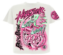 Load image into Gallery viewer, Hellstar No Guts No Glory T-Shirt White
