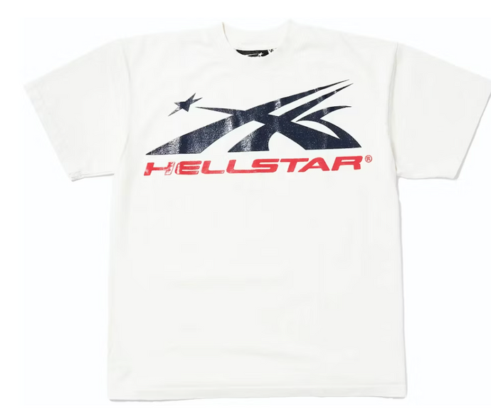 Hellstar Sport Logo Gel T-shirt White