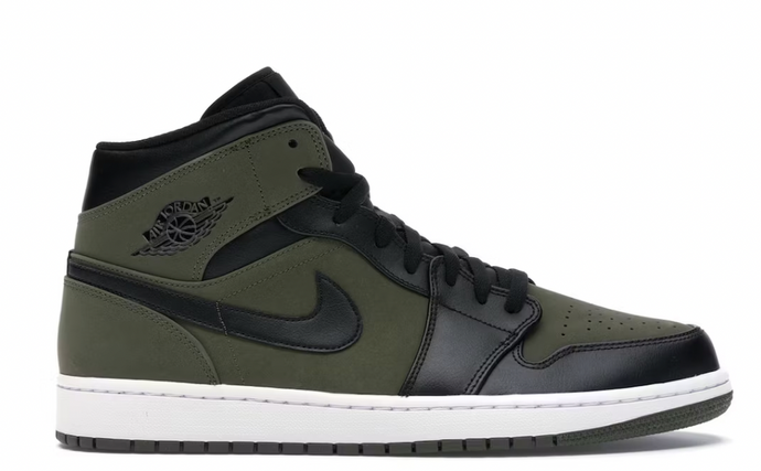 Jordan 1 Mid Olive Canvas