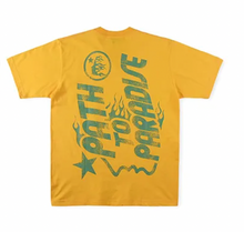 Load image into Gallery viewer, Hellstar gold emblem T-shirt
