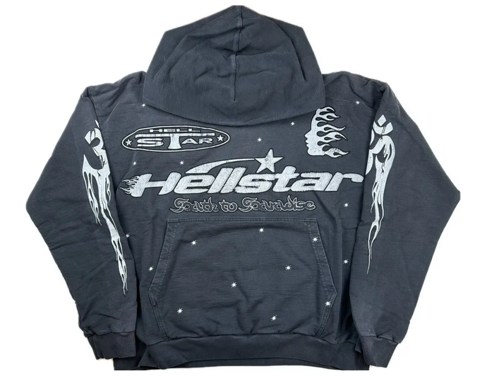 Hellstar Racer Hoodie Grey